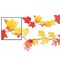 Beistle Club Pack of 12 Bright Red and Sunny Yellow Artificial Autumn Leaf Garland 6’